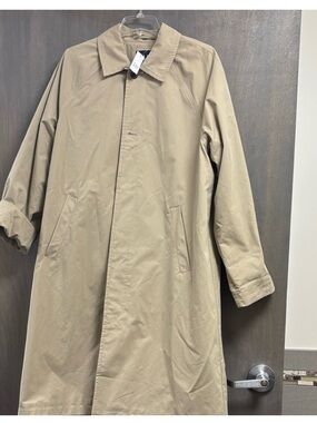 GAP Men's Beige Trench Coat NWT Size Large